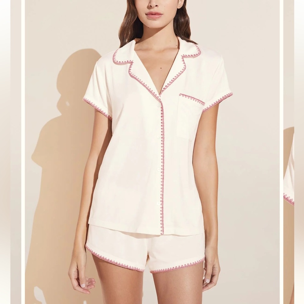 Eberjey Frida Tencel Modal Shortie Short PJ Set